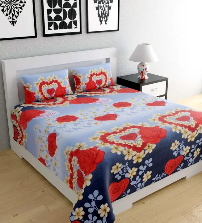 double bedsheet with 2 pillow cover uploaded by business on 2/19/2023