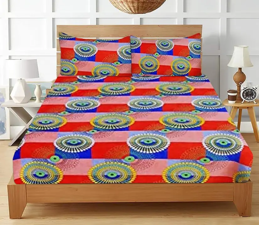 double bedsheet with 2 pillow cover uploaded by TULSI SHREE CREATION on 2/19/2023