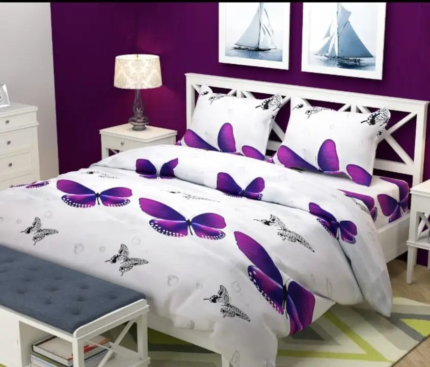 double bedsheet with 2 pillow  uploaded by business on 2/19/2023
