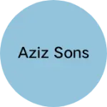 Business logo of Aziz sons