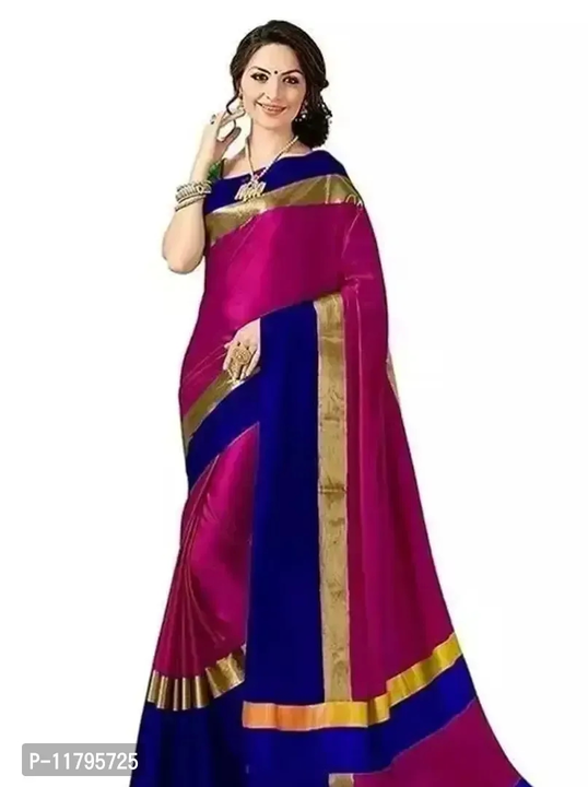 Latest Beautiful Cotton Silk Saree with Blouse piece uploaded by wholsale market on 2/19/2023