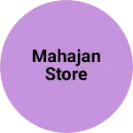 Business logo of Mahajan store