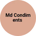 Business logo of Md condiments