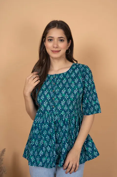 💃 Beautiful Heavy Cotton Fabric Printed short top 💃

Note:- Heavy Quality😍

⭐Fabric: Cotton 60-60 uploaded by JAIPURI FASHION HUB on 2/19/2023