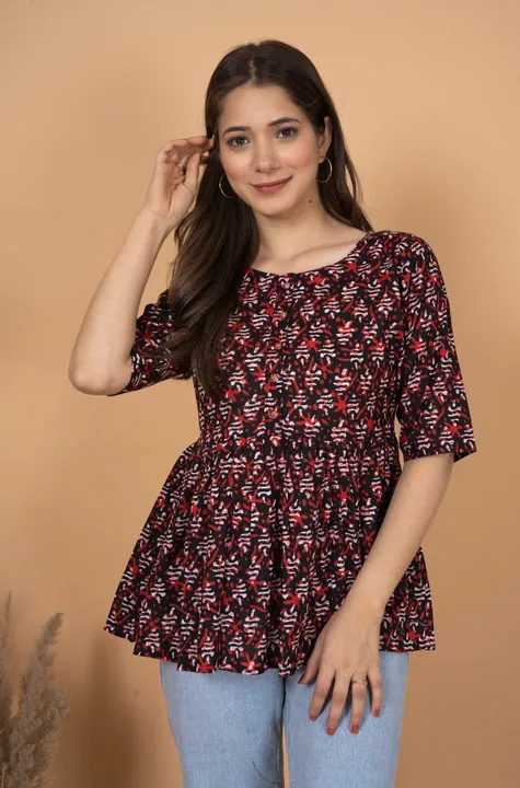 💃 Beautiful Heavy Cotton Fabric Printed short top 💃

Note:- Heavy Quality😍

⭐Fabric: Cotton 60-60 uploaded by JAIPURI FASHION HUB on 2/19/2023
