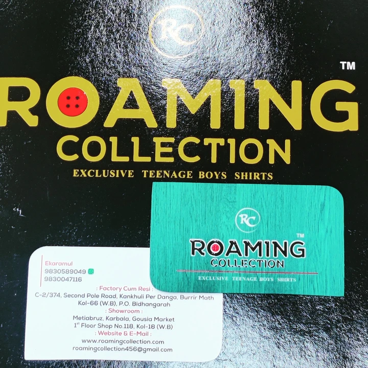 Visiting card store images of ROAMING PLUS