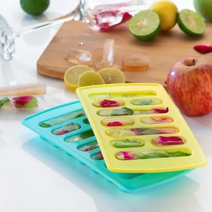 Plastic Mini Ice Cube Tray For Freezer 4 Pcs Set | Assorted Color | Box Packing uploaded by BlackRock Corporation on 2/19/2023