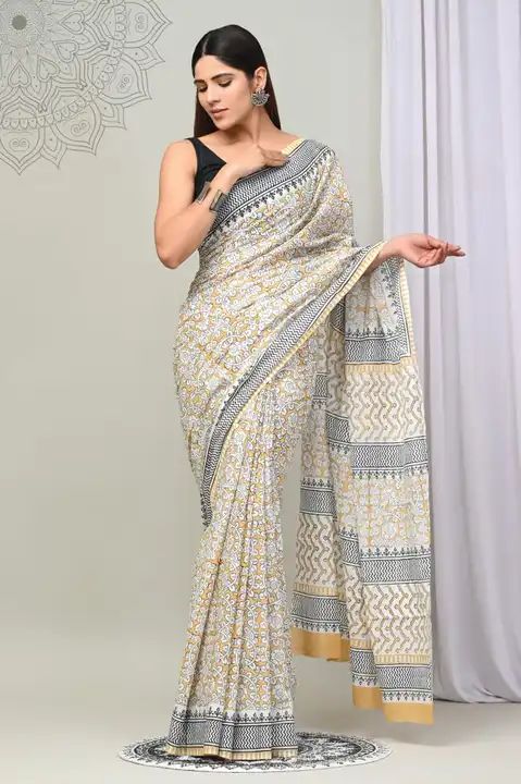 Cotton saree  uploaded by Kunal Handprint  on 2/19/2023