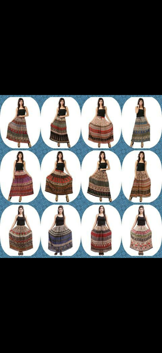 Reyon crep skirts free size  uploaded by Angels city fashion fabric on 2/19/2023