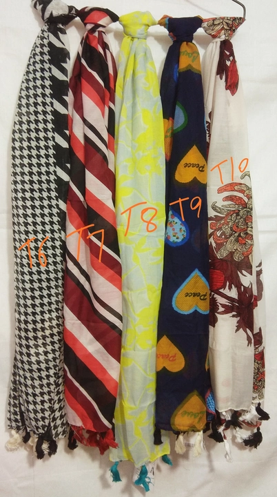 Cotton scarfs uploaded by NANKANA SHAWLS on 2/19/2023
