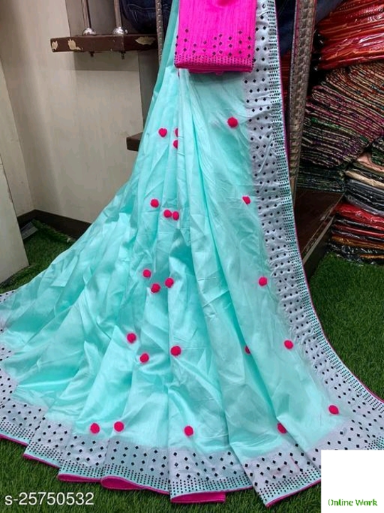 Silk saree  uploaded by Navya saree collection  on 2/19/2023
