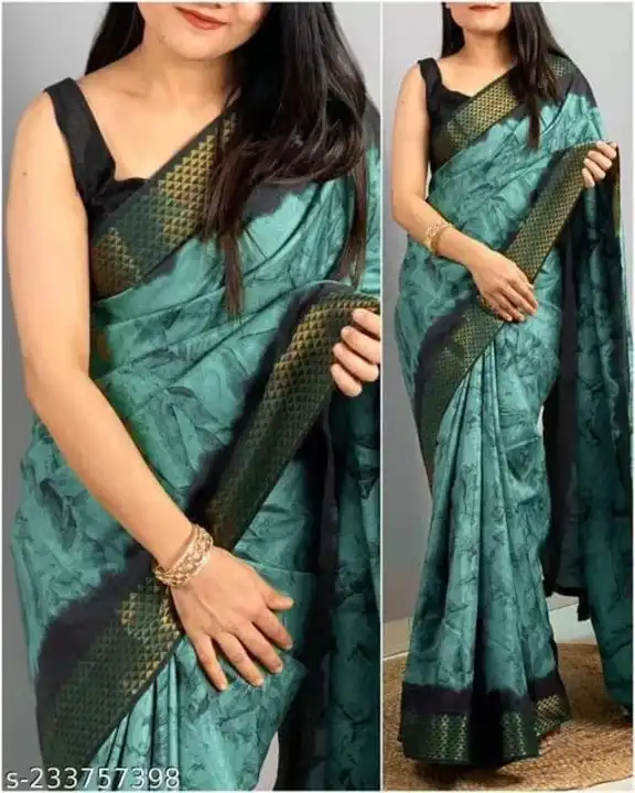Sarees:-Soft cotton silk 
With weaving gold jeri border uploaded by NIVA CREATION on 2/19/2023