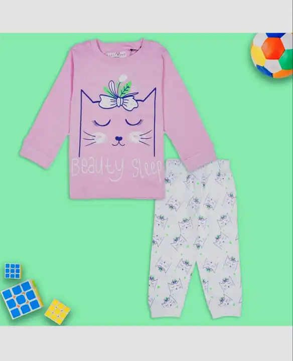Sleeve style🎽 - Full-Length📏.  Gender♂️ - 👶Boy/Girls.  Product Name🏷️ - Two Piece Set2️⃣. uploaded by Kids infants wholesale on 2/19/2023