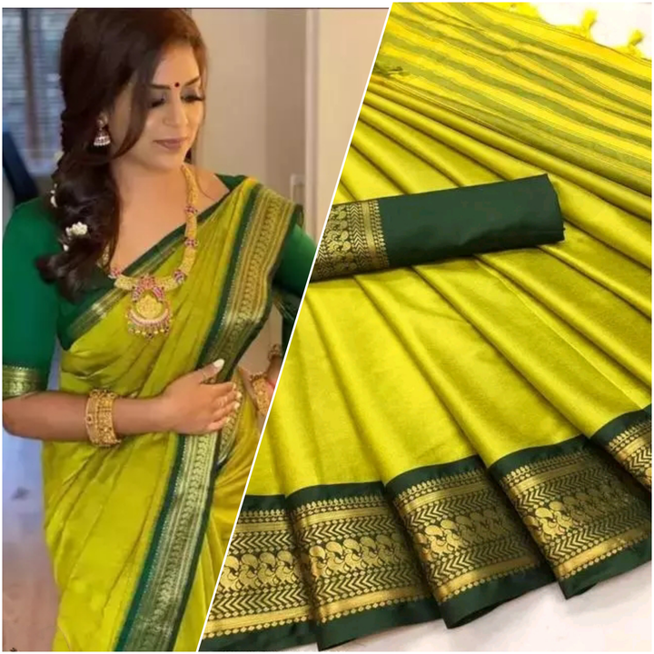 Aura Cotton Silk Saree  uploaded by business on 2/19/2023