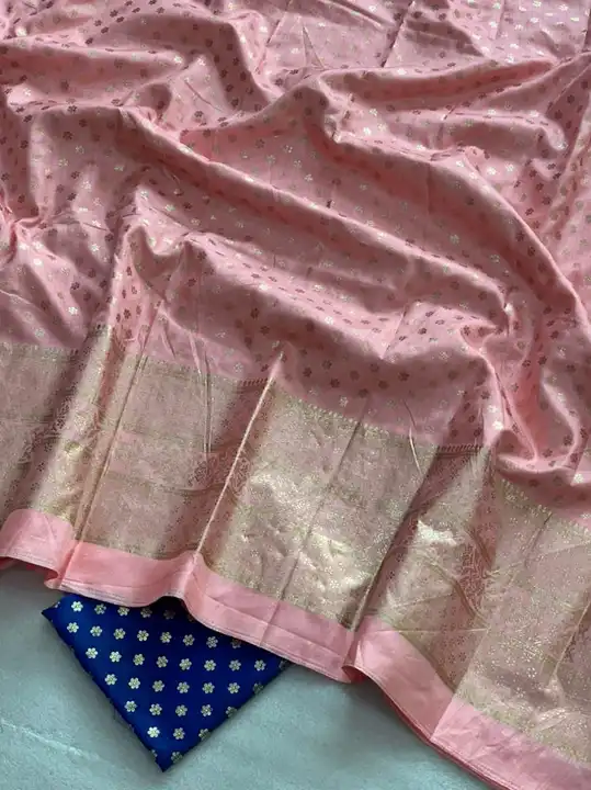 🥻 SAREES:-DOLLA SILK FABRIC WITH GOLD FOIL PRINT*  uploaded by NIVA CREATION on 2/19/2023