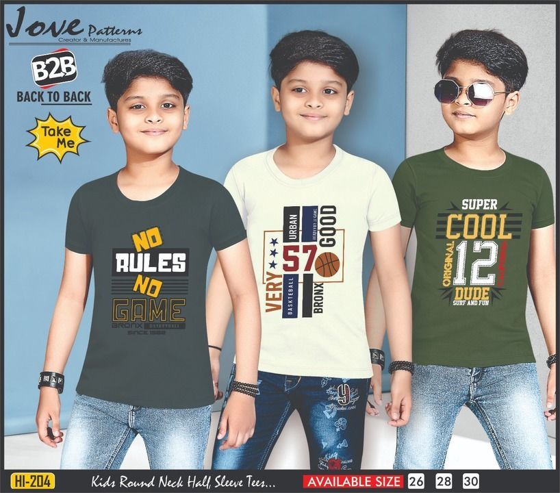 Boys T-shirts uploaded by business on 2/22/2021