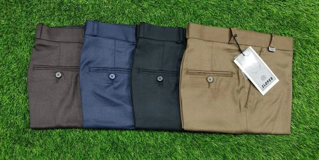 *Gents Formal Pants*
Only 100 Pcs
Single Pc Packing 
Size 28.30.32.34.36 Mixed
*Price 180/-Fix*
Book uploaded by Krisha enterprises on 2/19/2023