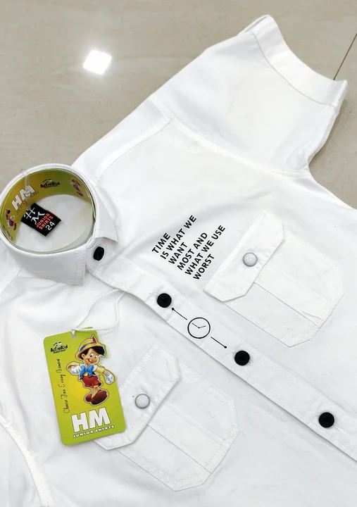 Visiting card store images of H M junior shirt