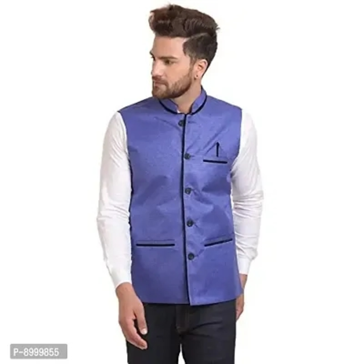 River Hill Men's Festive Nehru Jacket/Waistcoat uploaded by Shreeji New Fashion on 2/19/2023