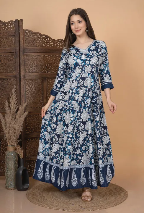 Anarkali Gown  uploaded by Jaipuri Fashion Point  on 5/31/2024