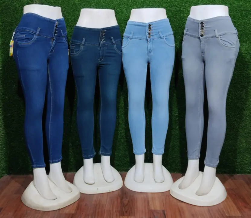 Girls Jeans 👖  only blue available  uploaded by Kranti Collection on 2/20/2023