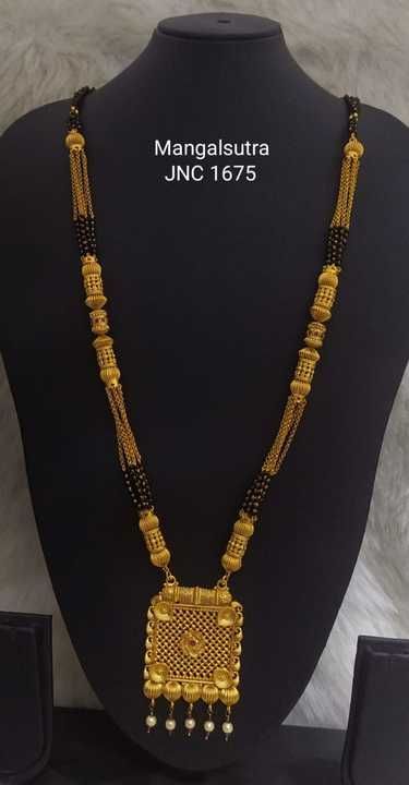 Heavy Gold Plated Brass Mangalsutra uploaded by Rakesh Textiles on 2/22/2021