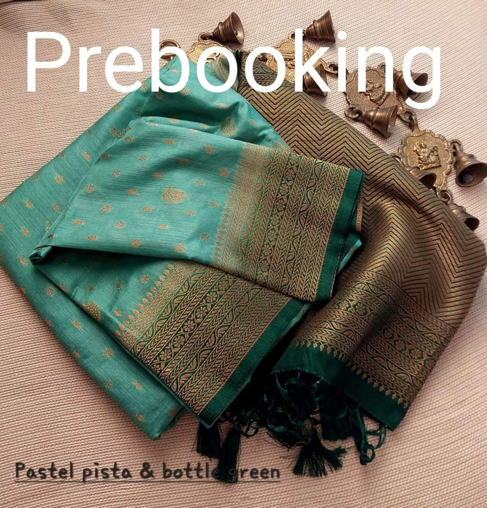 *Banarasi Mulberry Soft Silk Saree*

👉*Trending design - Contrast pallu and Contrast blouse*
👉*fea uploaded by Bmtfy on 2/20/2023