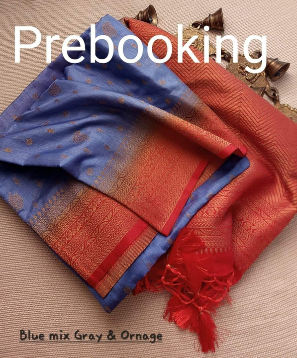 *Banarasi Mulberry Soft Silk Saree*

👉*Trending design - Contrast pallu and Contrast blouse*
👉*fea uploaded by The Black Fashion  on 2/20/2023