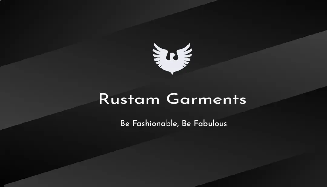Visiting card store images of Rustam Garments