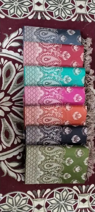 Post image Banarasi silk Suit three piece  with beautiful dupatta matching salwar
Length top-2.5
Bottom 2.5
Dupatta 2.5