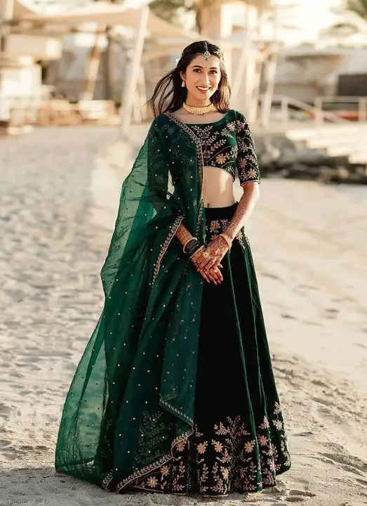 Green Colored Attractive Party Wear Lehenga Choli With Embroidery Work

 uploaded by Ashokawholesellarfashionstore on 2/20/2023