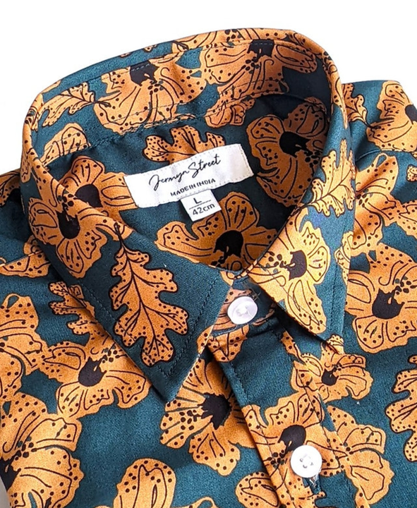 Jermyn Street Men's Printed Slim Fit Cotton Casual Shirt  uploaded by business on 2/20/2023