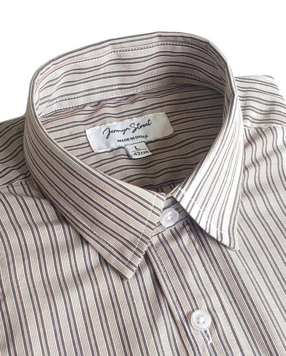 Jermyn Street Men's Stripped Slim Fit Cotton Casual Shirt uploaded by Jermyn Street  on 6/2/2024