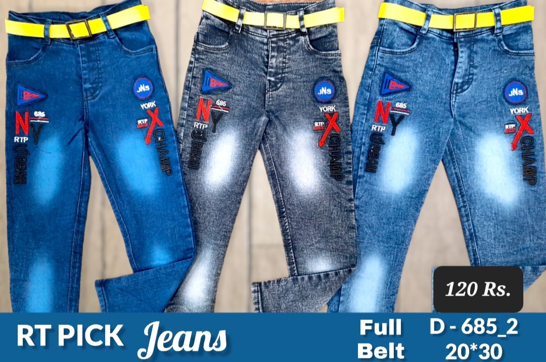 Kids Jeans 20×30 uploaded by RISHABH TRADERS on 2/20/2023