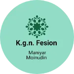 Business logo of K.G.N. fesion