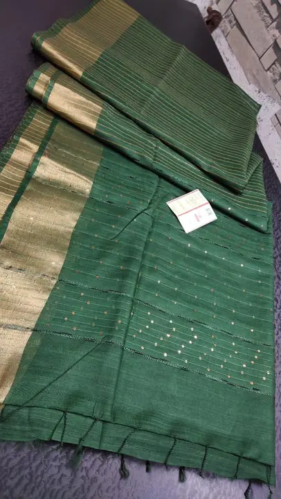 Stirpe design semi silk saree  uploaded by S B HANDLOOM
 on 2/20/2023