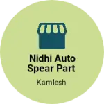 Business logo of Nidhi auto spear part