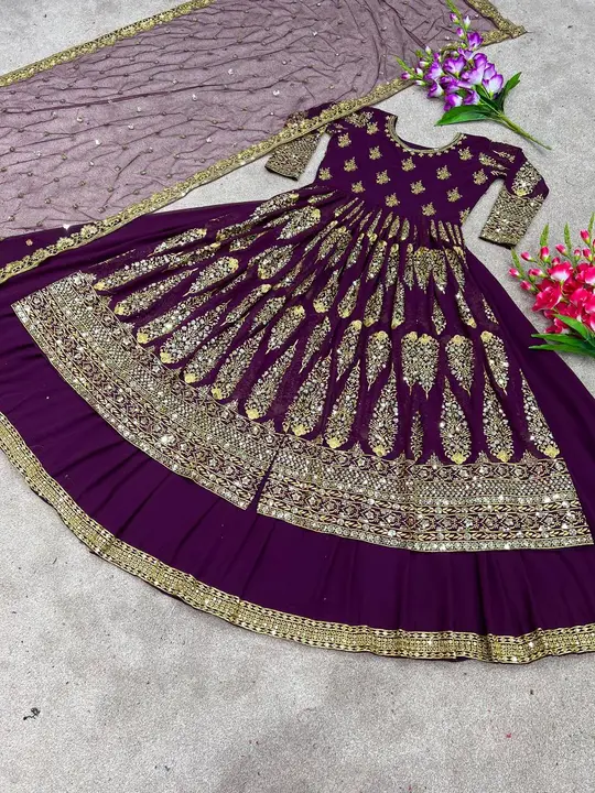 Beautiful lehenga gown style uploaded by BULK UNSET PCS DEALERS SUPPLIER  on 2/20/2023
