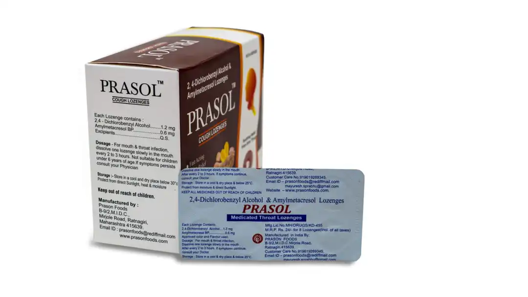 Prasol cough lozenges  uploaded by business on 2/20/2023