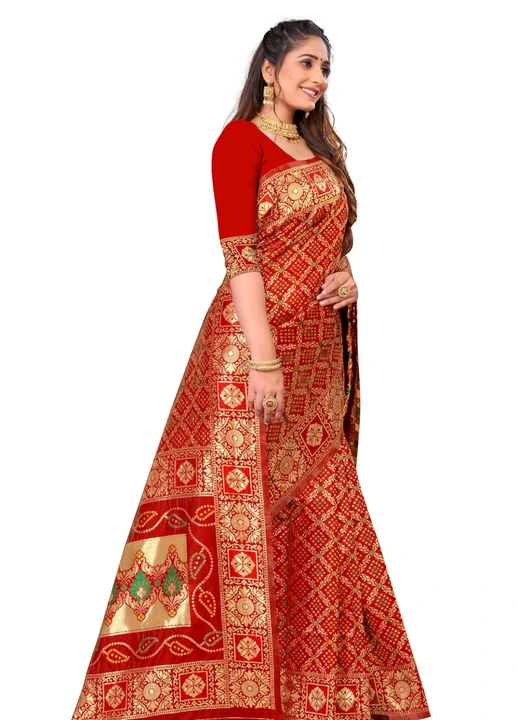 Beautiful Banarasi Silk and soft saree for wedding wears  uploaded by DHANANJAY CREATION  on 2/20/2023