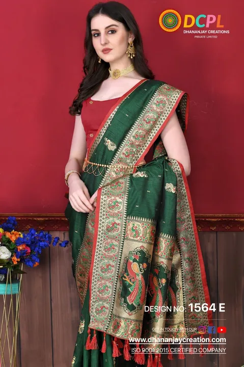 Kanjivaram soft silk saree  uploaded by DHANANJAY CREATIONS on 2/20/2023