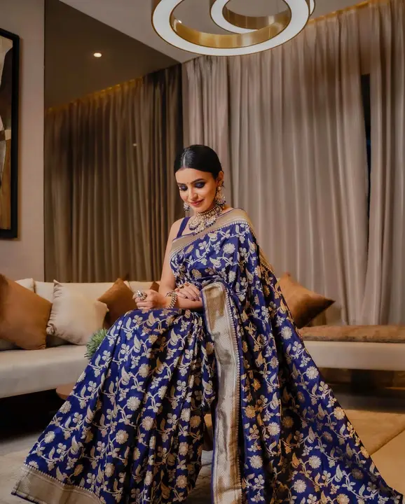 Banarasi Silk and soft saree for wedding wears  uploaded by DHANANJAY CREATION  on 2/20/2023
