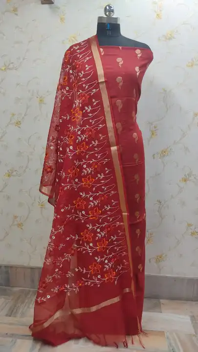 Suit and dupatta three piece  uploaded by business on 2/20/2023