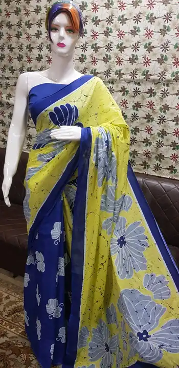 Cotton mulmul saree  uploaded by Bagru Hand Block Print Jaipur on 2/20/2023