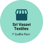 Business logo of Sri Vasavi textiles