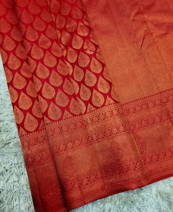 Banarasi soft silk saree  uploaded by DHANANJAY CREATIONS on 2/20/2023