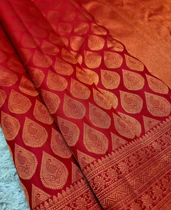 Banarasi soft silk saree  uploaded by DHANANJAY CREATIONS on 2/20/2023