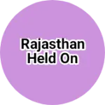 Business logo of Rajasthan held on