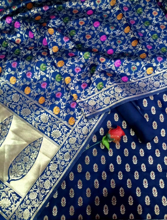 Banarasi silk Suits katan  uploaded by business on 2/20/2023