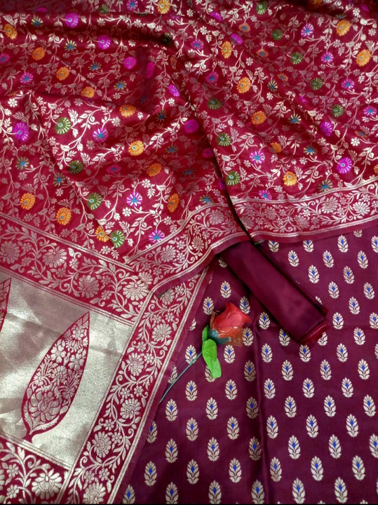 Banarasi silk Suits katan  uploaded by NGR CREATION on 2/20/2023